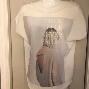 Zara White Tee
